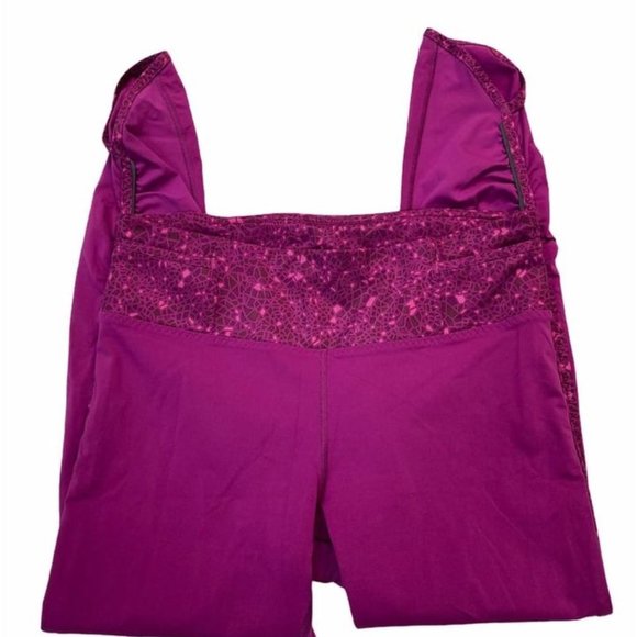LULULEMON Real Quick Tight- Regal Plum/ Paradise. 7/8 Leggings. Purple. Size 8 - Picture 1 of 7